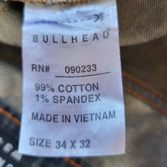 Men's Bullhead Denim Co. Skinniest 34W/32L - Picture 8 of 8